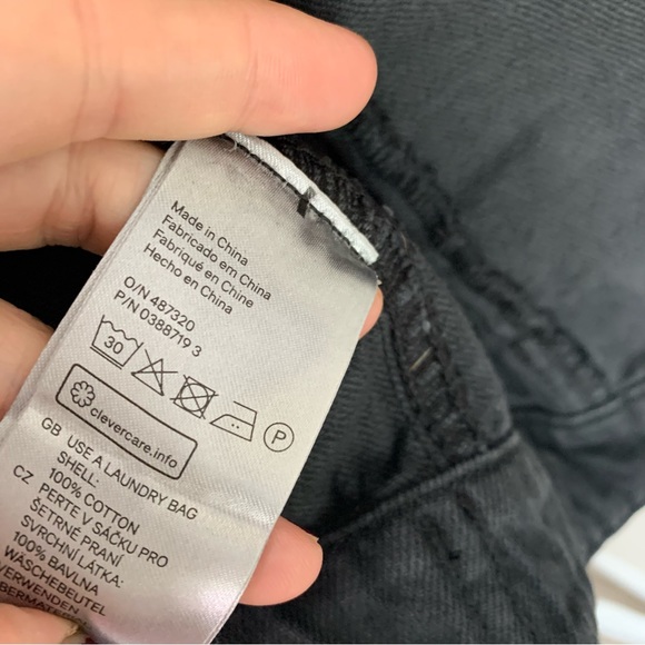 H&M Coachella Official Collection Denim Raw Hem Embroidered Vest - Picture 9 of 10